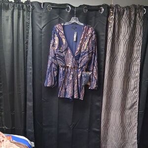 Miss Avenue Blue and Gold Women's Skort